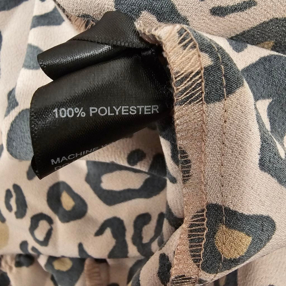 NWT - SANCTUARY Women's 'ANIMAL-PRINT' Multi MINI WRAP DRESS - S - Picture 11 of 12